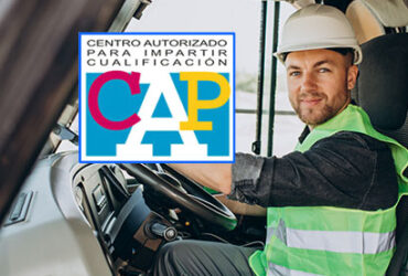 Imagen figurativa de un conductor con Certificado de Aptitud Profesional CAP